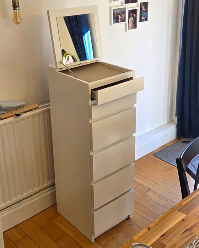 Ikea malm white - malm, drawer