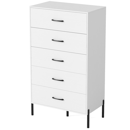 Gymax drawer dresser - 5-drawer,