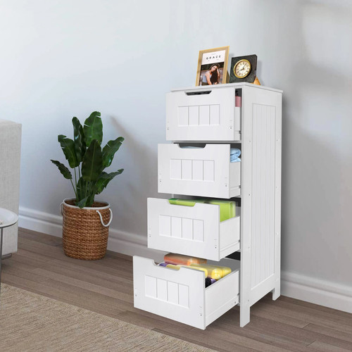High gloss chest - 4, drawers