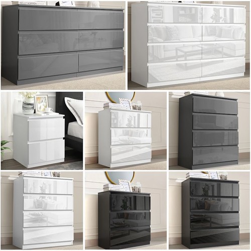 High gloss chest drawers - gloss,