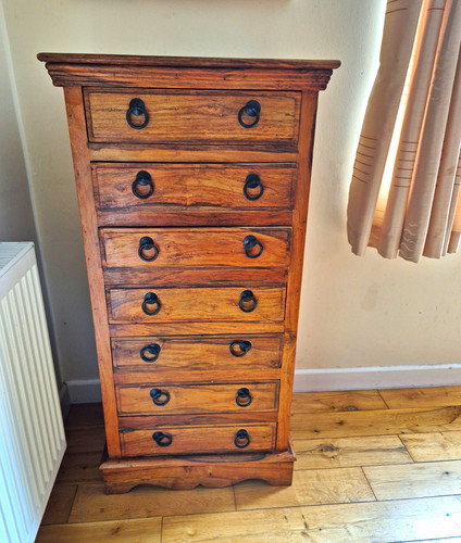 Tall wooden chest - tall, of